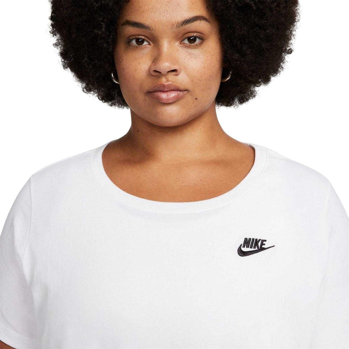 White-Black - Lifestyle - Nike Womens-Ladies NSW Club T-Shirt