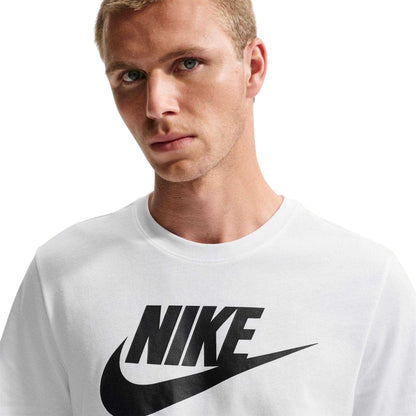 White - Lifestyle - Nike Mens Sportswear Club Logo T-Shirt