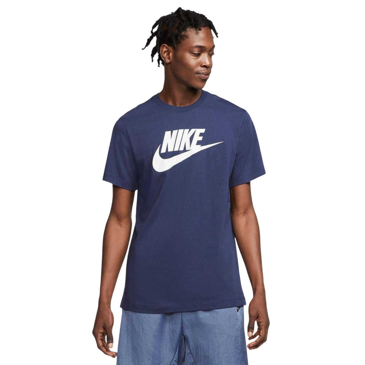 Navy - Lifestyle - Nike Mens Sportswear Club Logo T-Shirt