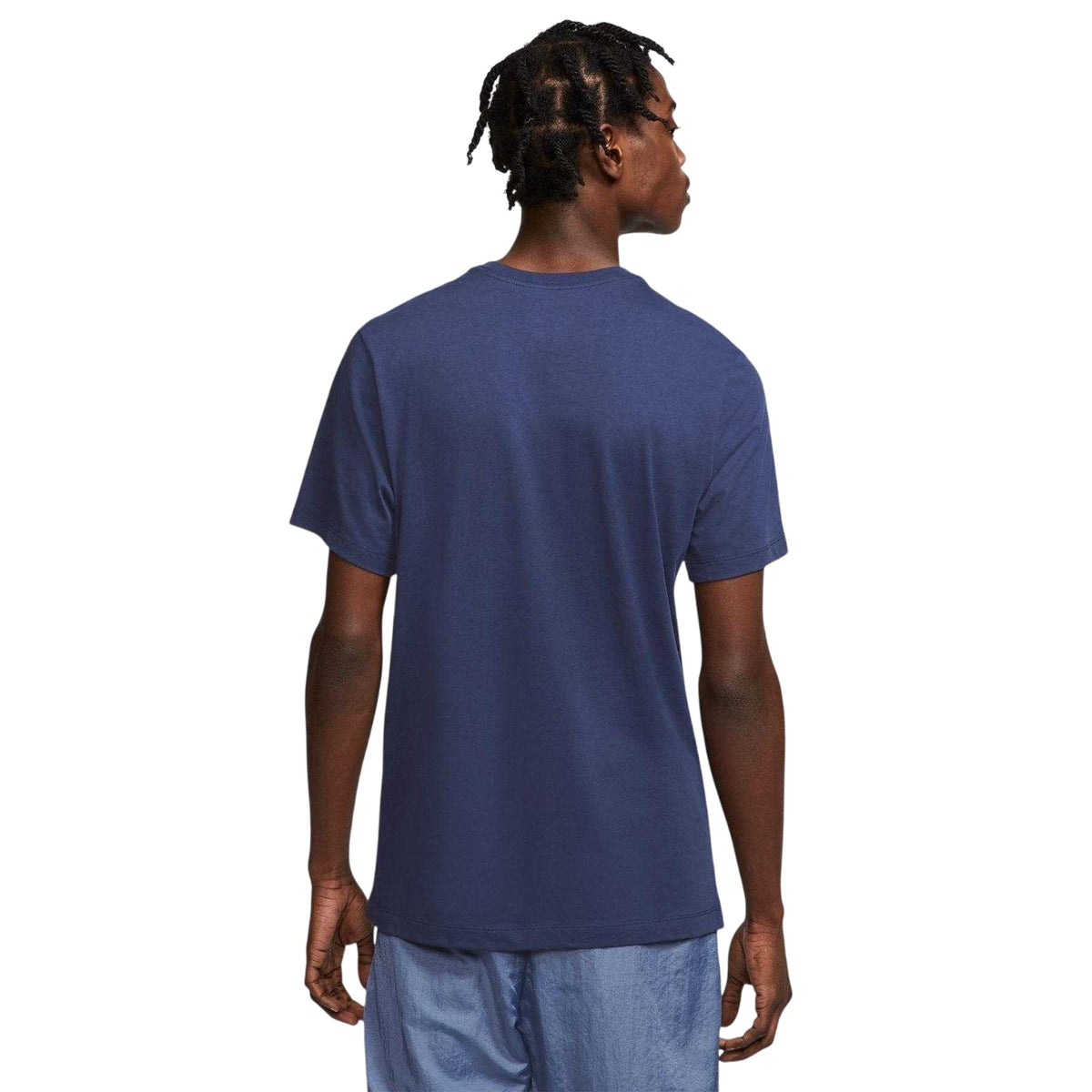 Navy - Pack Shot - Nike Mens Sportswear Club Logo T-Shirt