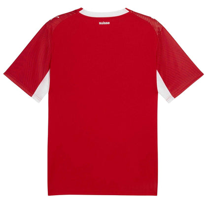 Red-White - Back - Puma Unisex Adult World Cup 2026 Switzerland FC Home Shirt