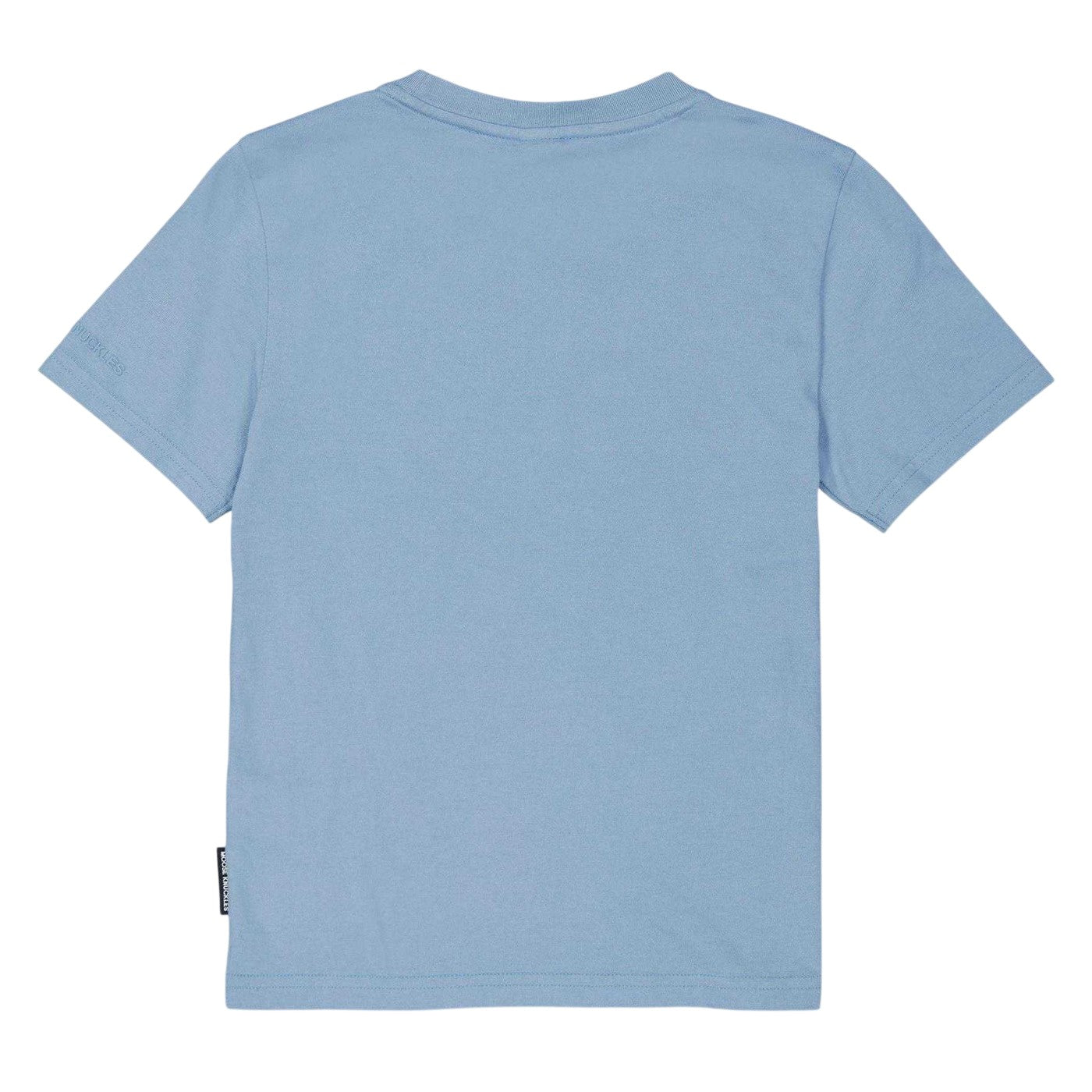 Blue - Back - Moose Knuckles Childrens-Kids Conway Logo Regular T-Shirt