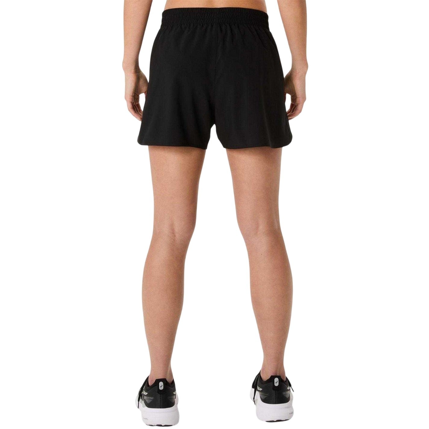 Black - Back - Asics Womens-Ladies Core Running Shorts
