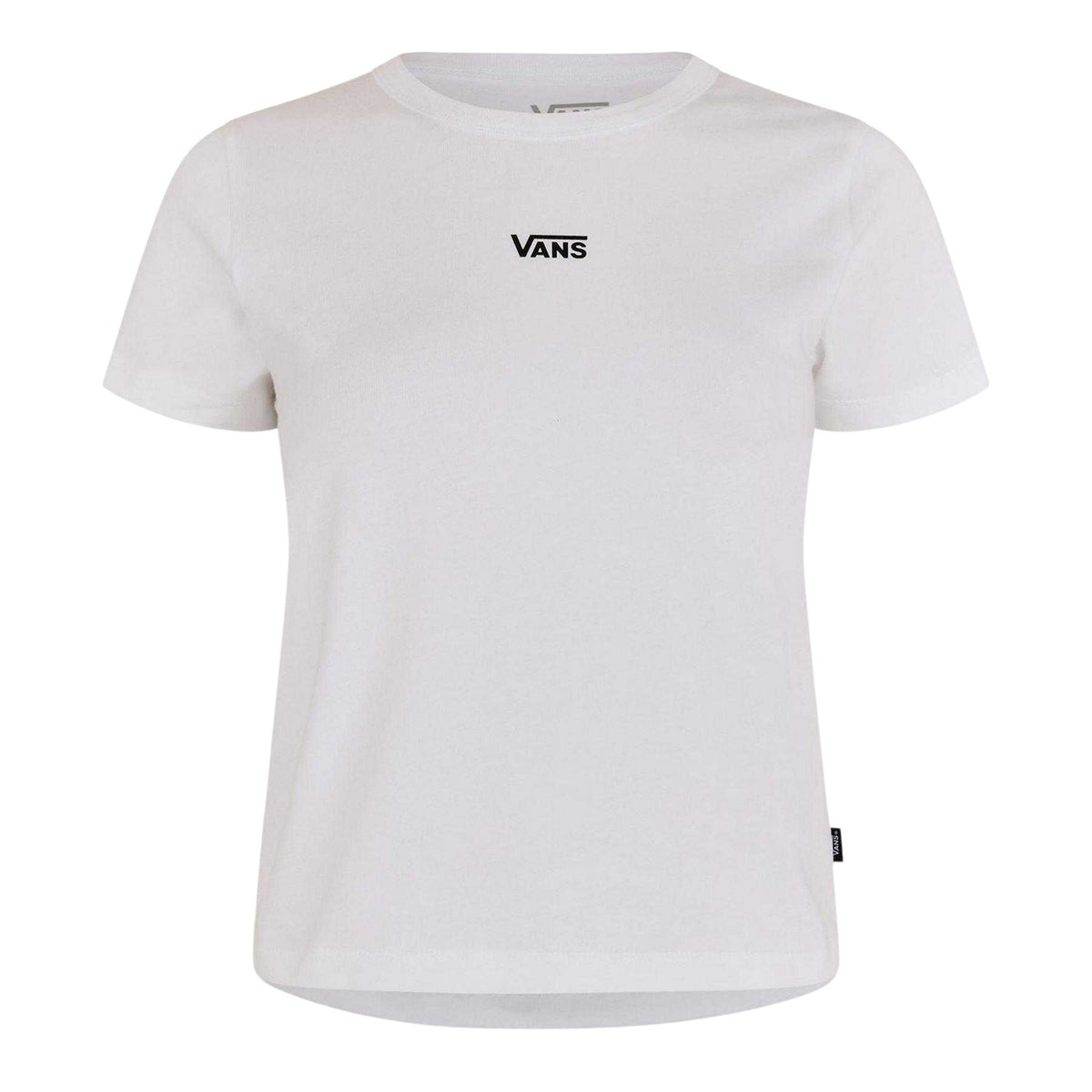 White - Front - Vans Womens-Ladies Regular T-Shirt
