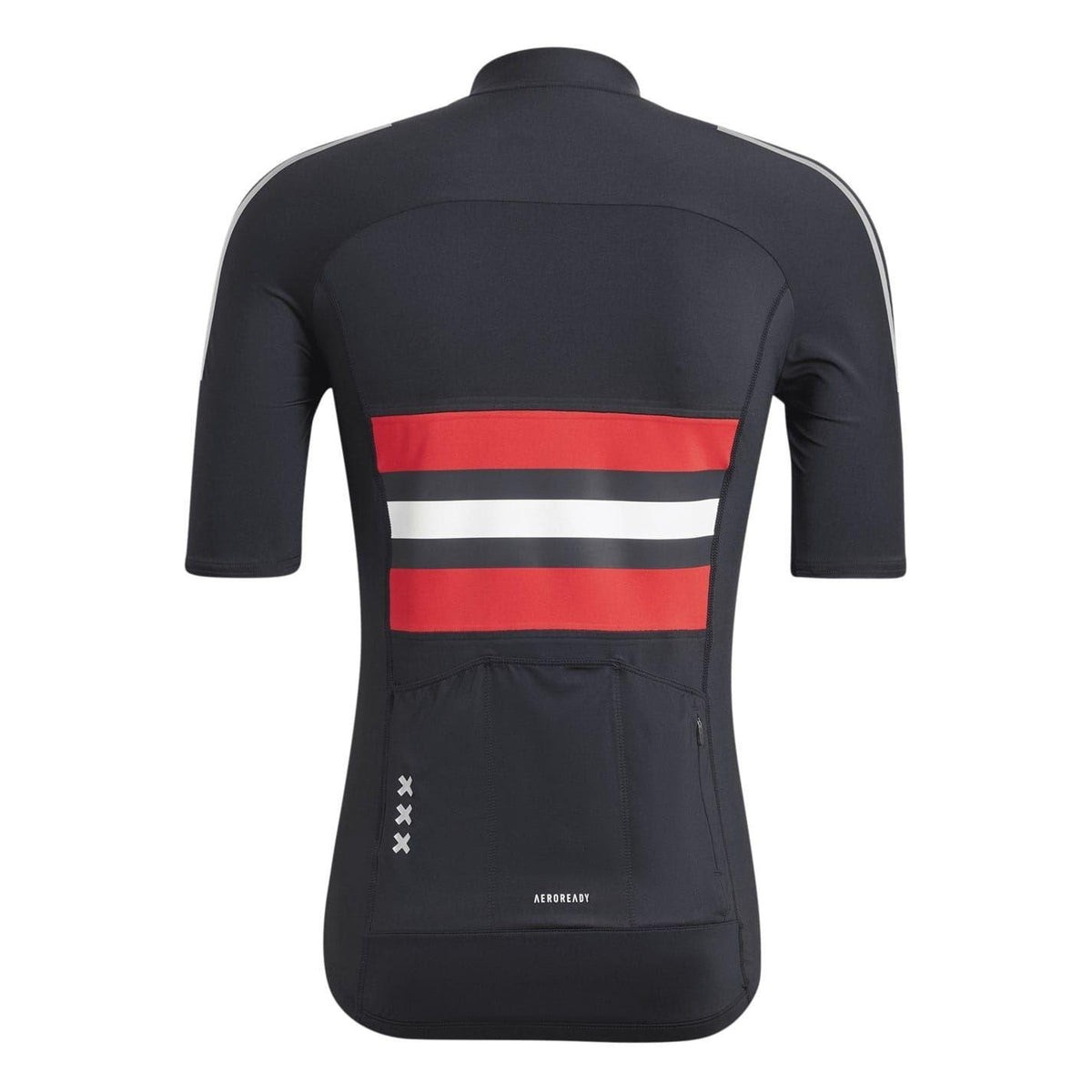 Black - Back - Adidas Mens Ajax Slim Cycling Jersey