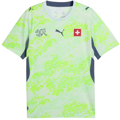 Mint-Blue - Front - Puma Mens World Cup 2026 Switzerland FC Away Shirt