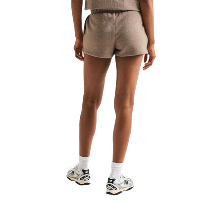 Brown - Lifestyle - Fear Of God Essentials Womens-Ladies Fleece Logo Printed Running Shorts