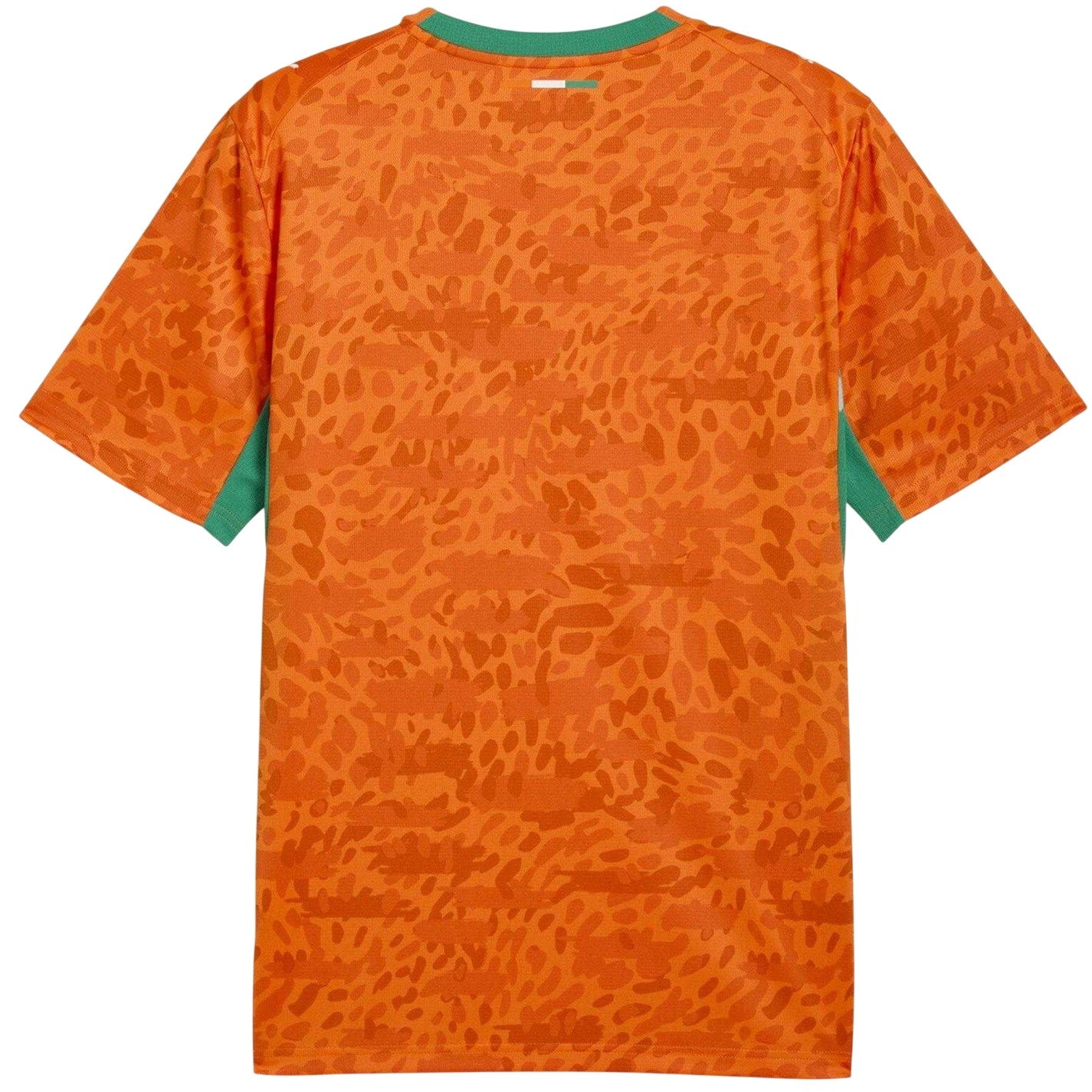 Orange-Green - Back - Puma Mens Fifa World Cup 2026 Ivory Coast FC Home Shirt