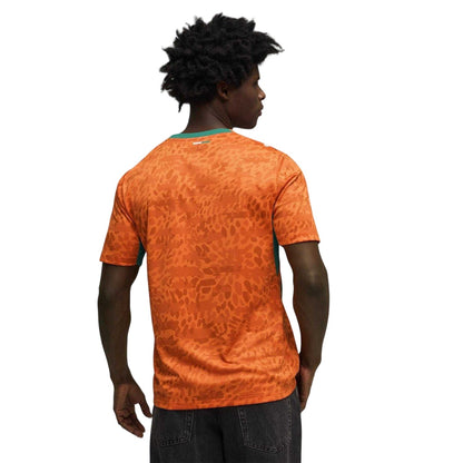 Orange-Green - Pack Shot - Puma Mens Fifa World Cup 2026 Ivory Coast FC Home Shirt