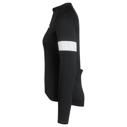 Black - Lifestyle - Rapha Womens-Ladies Core Long-Sleeved Cycling Jersey