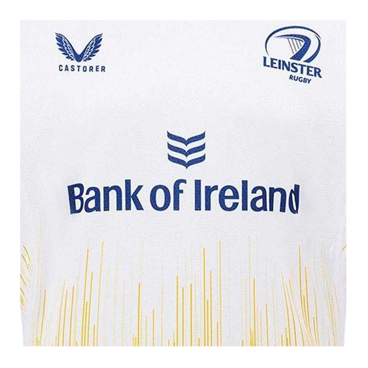 Yellow-White - Side - Castore Childrens-Kids 2026 Leinster Rugby Away Jersey