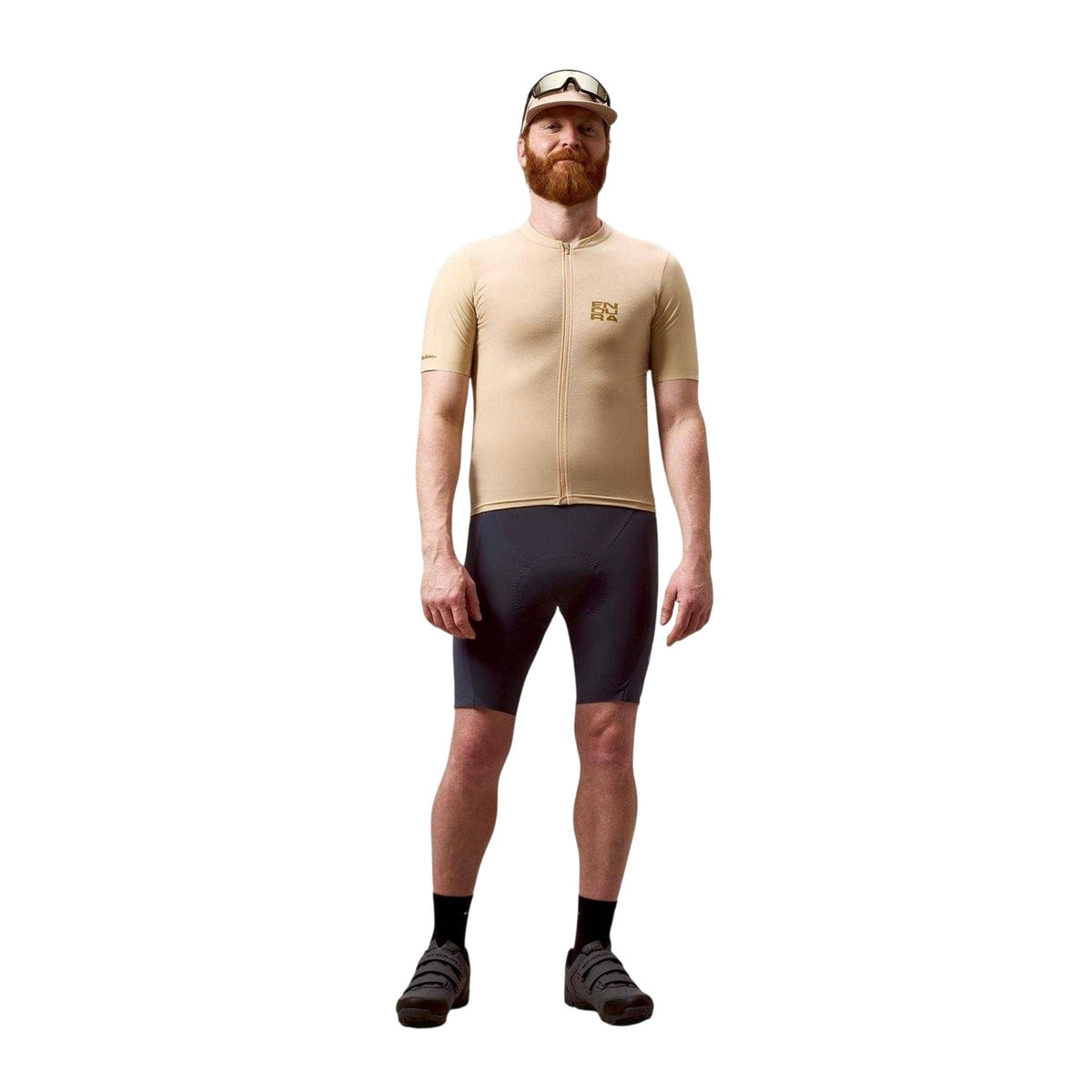 Sand - Lifestyle - Endura Mens Relaxed Fit Cycling Jersey