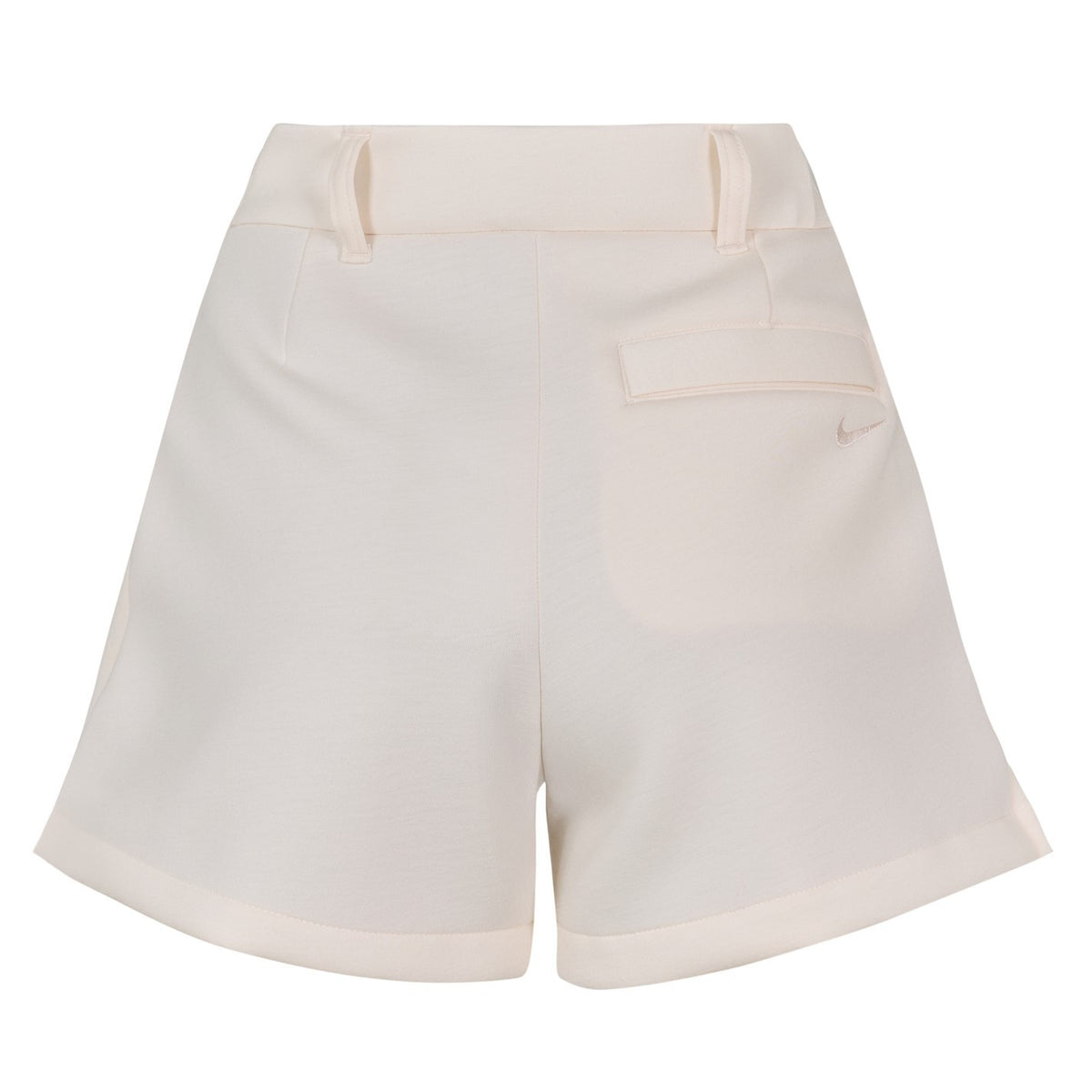 Chalk - Back - Nike Womens-Ladies Relaxed Fit Sweat Shorts