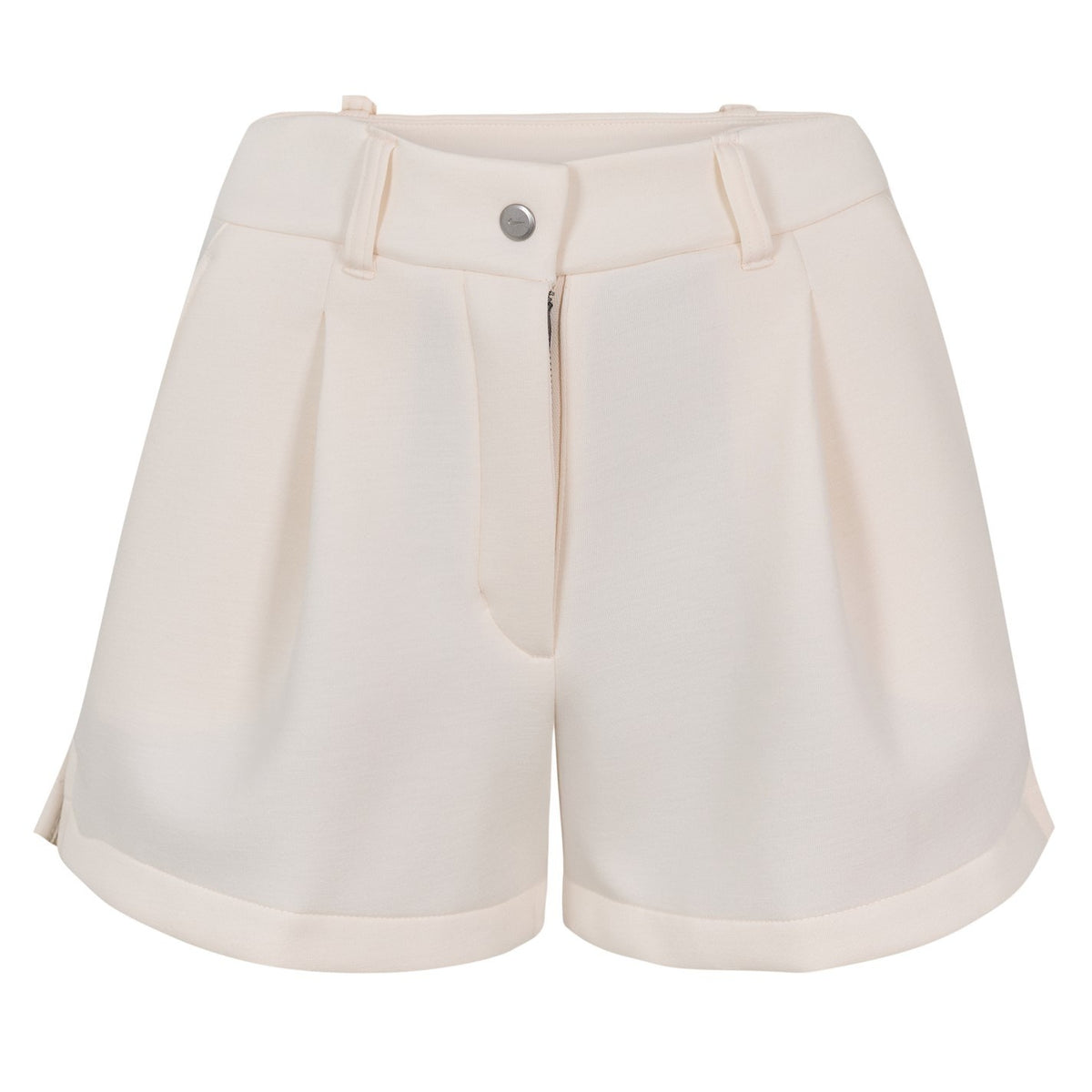Chalk - Front - Nike Womens-Ladies Relaxed Fit Sweat Shorts