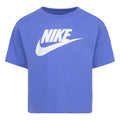Blue - Front - Nike Childrens-Kids Club Boxy T-Shirt