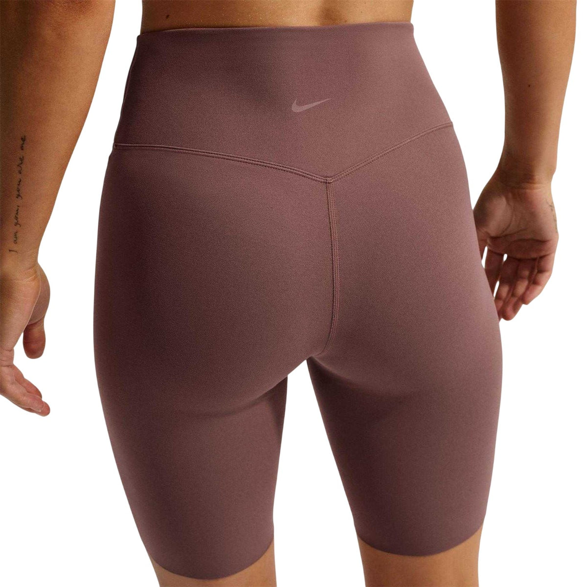 Tattoo-White - Lifestyle - Nike Womens-Ladies Performance High Rise Shorts