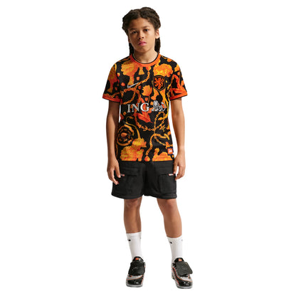 Black-White-Orange - Lifestyle - Nike Childrens-Kids Patta 2026-2027 Netherlands FC Football Shirt