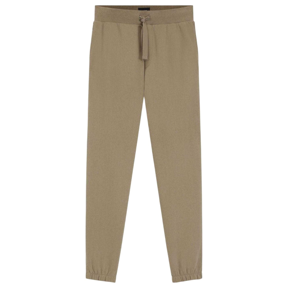 Brown - Front - Boss Mens French Terry Embroidered Logo Tracksuit Bottoms