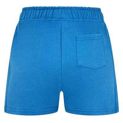 French Blue - Back - PE Nation Womens-Ladies Fleece Shorts