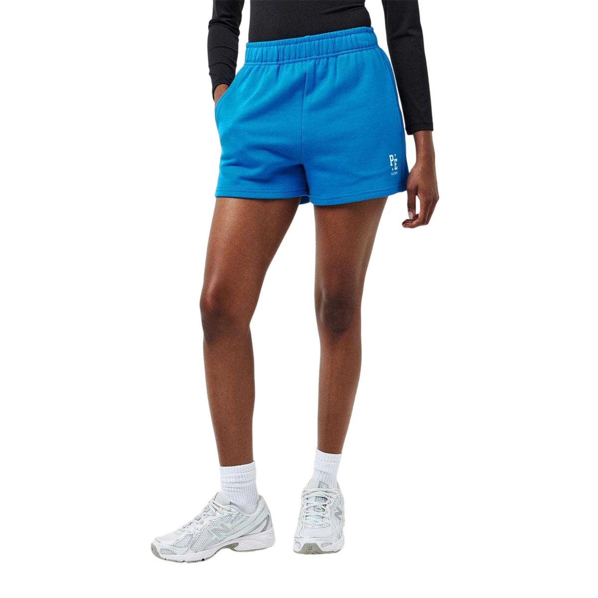 French Blue - Lifestyle - PE Nation Womens-Ladies Fleece Shorts