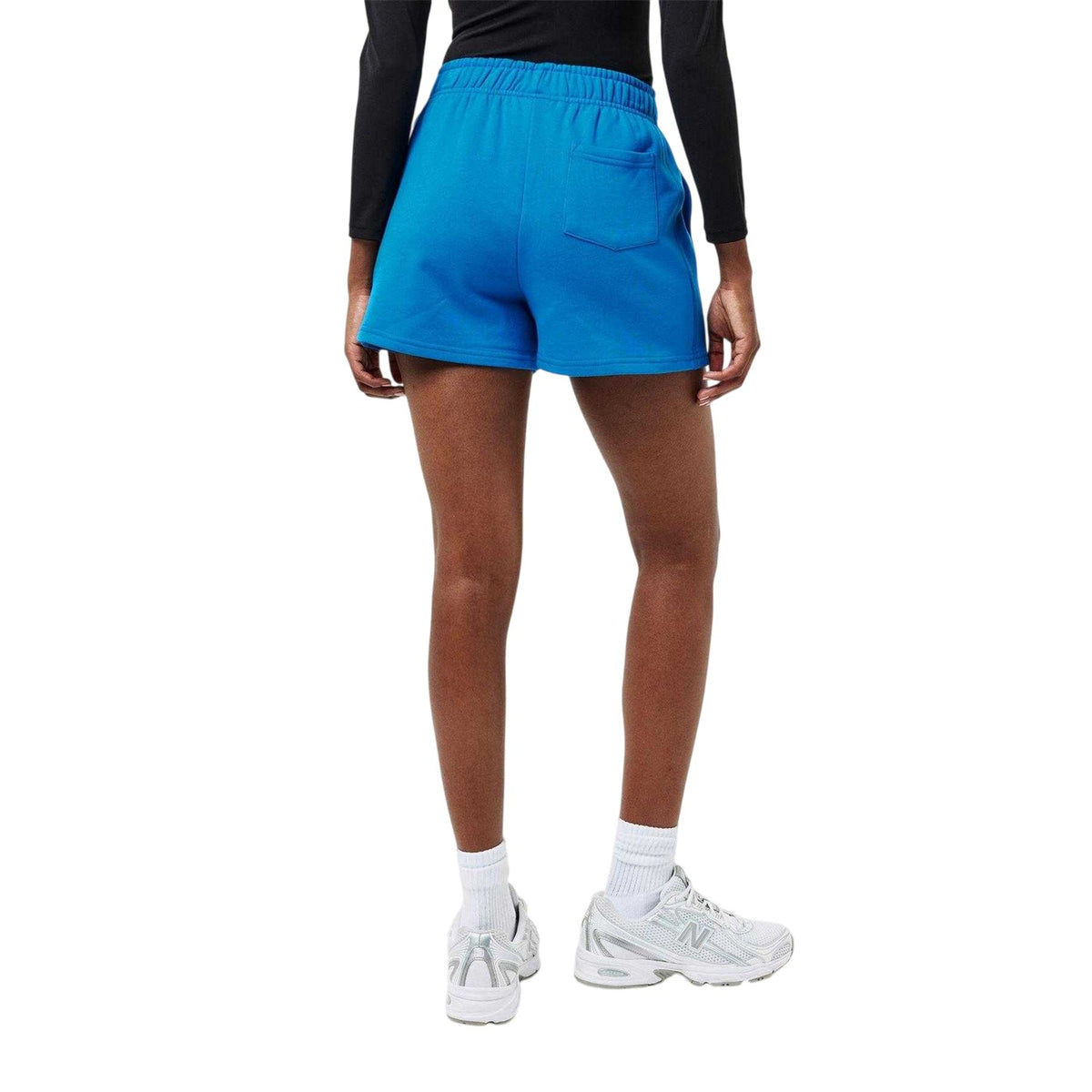 French Blue - Pack Shot - PE Nation Womens-Ladies Fleece Shorts