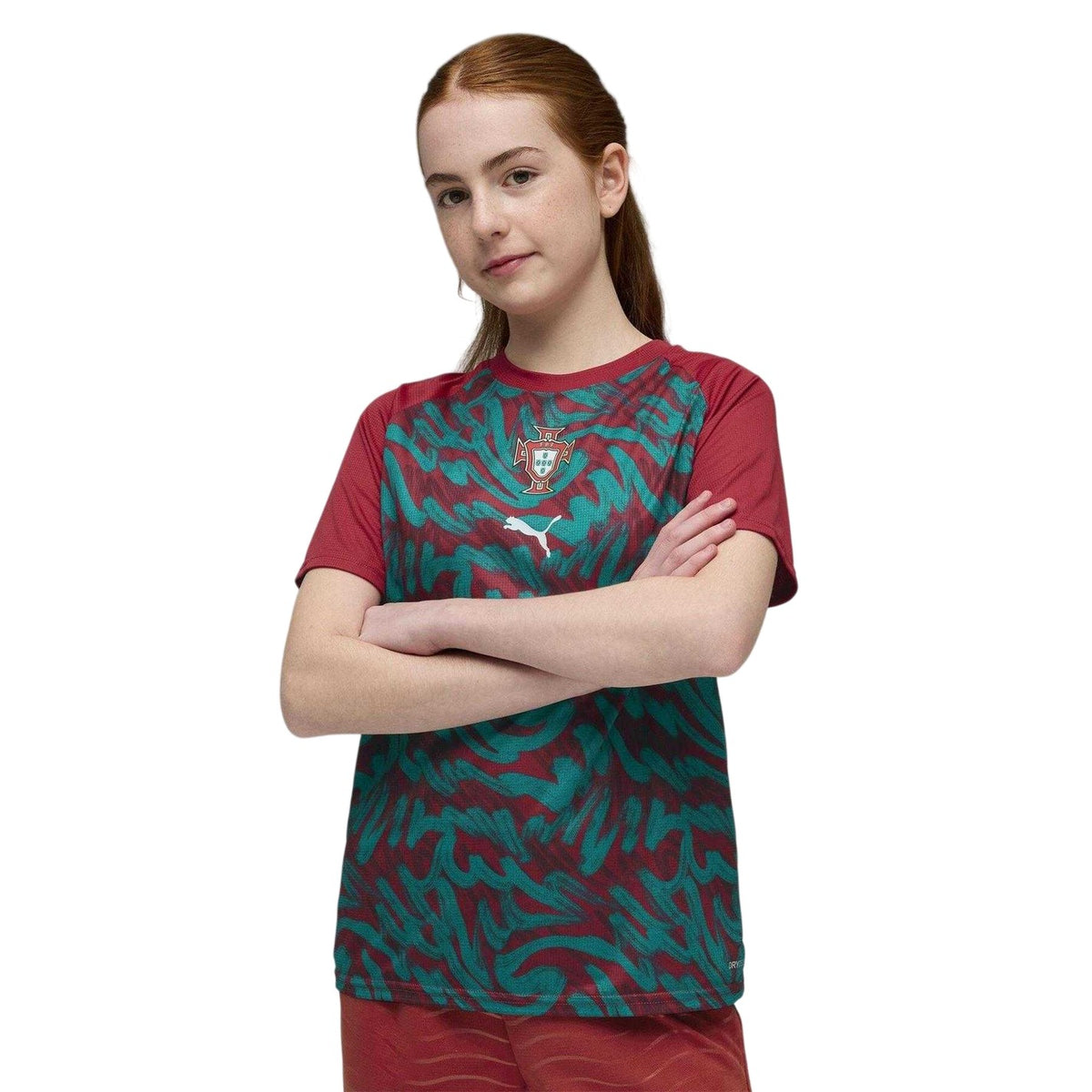 Red-Green - Lifestyle - Puma Childrens-Kids World Cup 2026 Portugal Football Shirt