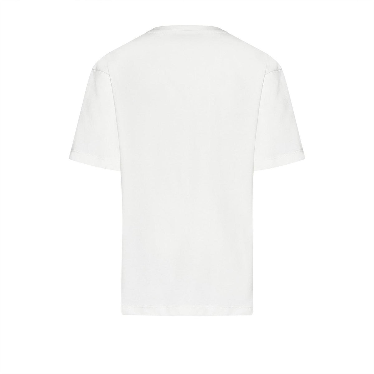 Off White - Back - Roberto Cavalli Childrens-Kids Logo Cotton T-Shirt