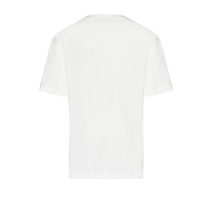 Off White - Back - Roberto Cavalli Childrens-Kids Logo Cotton T-Shirt