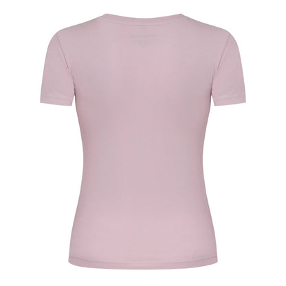 Lilac - Back - Guess Womens-Ladies Star Print Slim T-Shirt