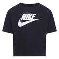 Black - Front - Nike Childrens-Kids Club Boxy T-Shirt