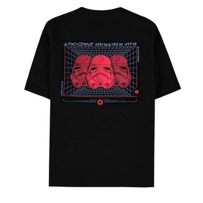 Black-Multicoloured - Back - Star Wars Womens-Ladies Stormtrooper T-Shirt