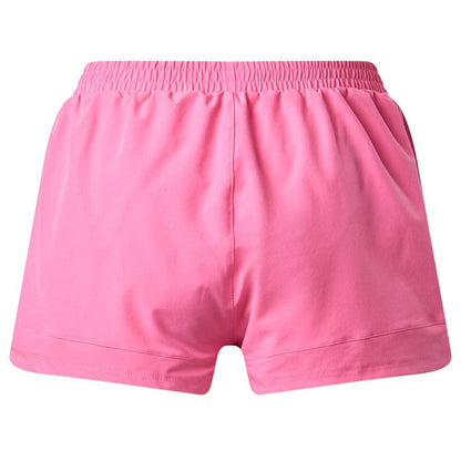 Carnation Pink - Back - Gym King Womens-Ladies 365 Non-Woven Running Shorts