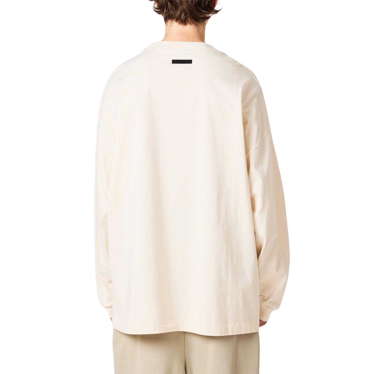 Shell - Back - Fear Of God Essentials Mens Cotton Jersey Relaxed Fit T-Shirt