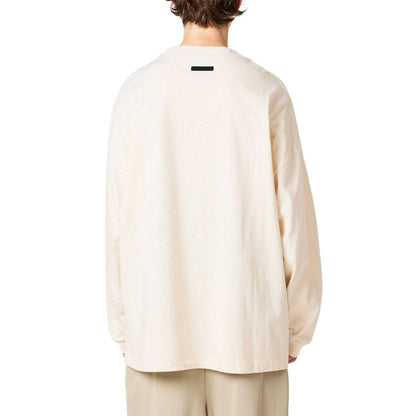 Shell - Back - Fear Of God Essentials Mens Cotton Jersey Relaxed Fit T-Shirt