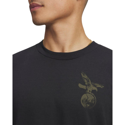 Black - Side - Under Armour Mens Project Rock Graphic Print T-Shirt