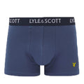 Blue-Green-Grey-Red - Back - Lyle & Scott Mens Core Boxer Shorts (Pack of 5)
