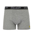 Green-Black-White-Grey - Back - Lyle & Scott Mens Core Boxer Shorts (Pack of 5)