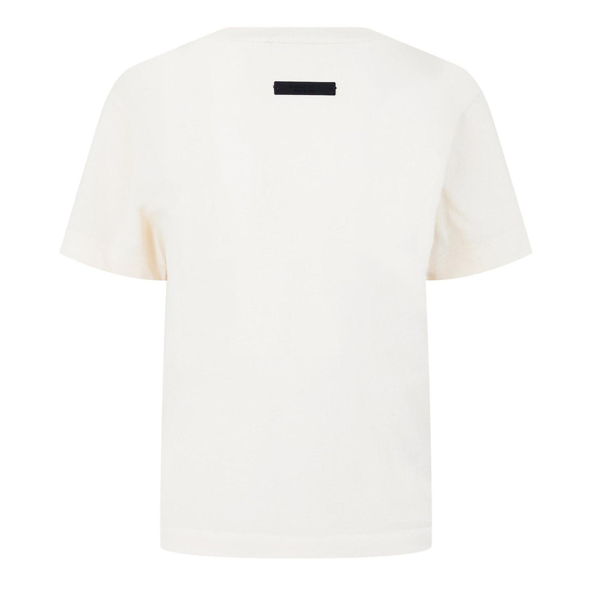 Shell - Back - Fear Of God Essentials Womens-Ladies Logo Triblend Cropped Boxy T-Shirt