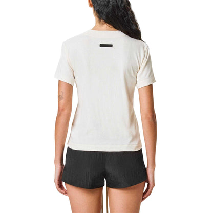 Shell - Lifestyle - Fear Of God Essentials Womens-Ladies Logo Triblend Cropped Boxy T-Shirt