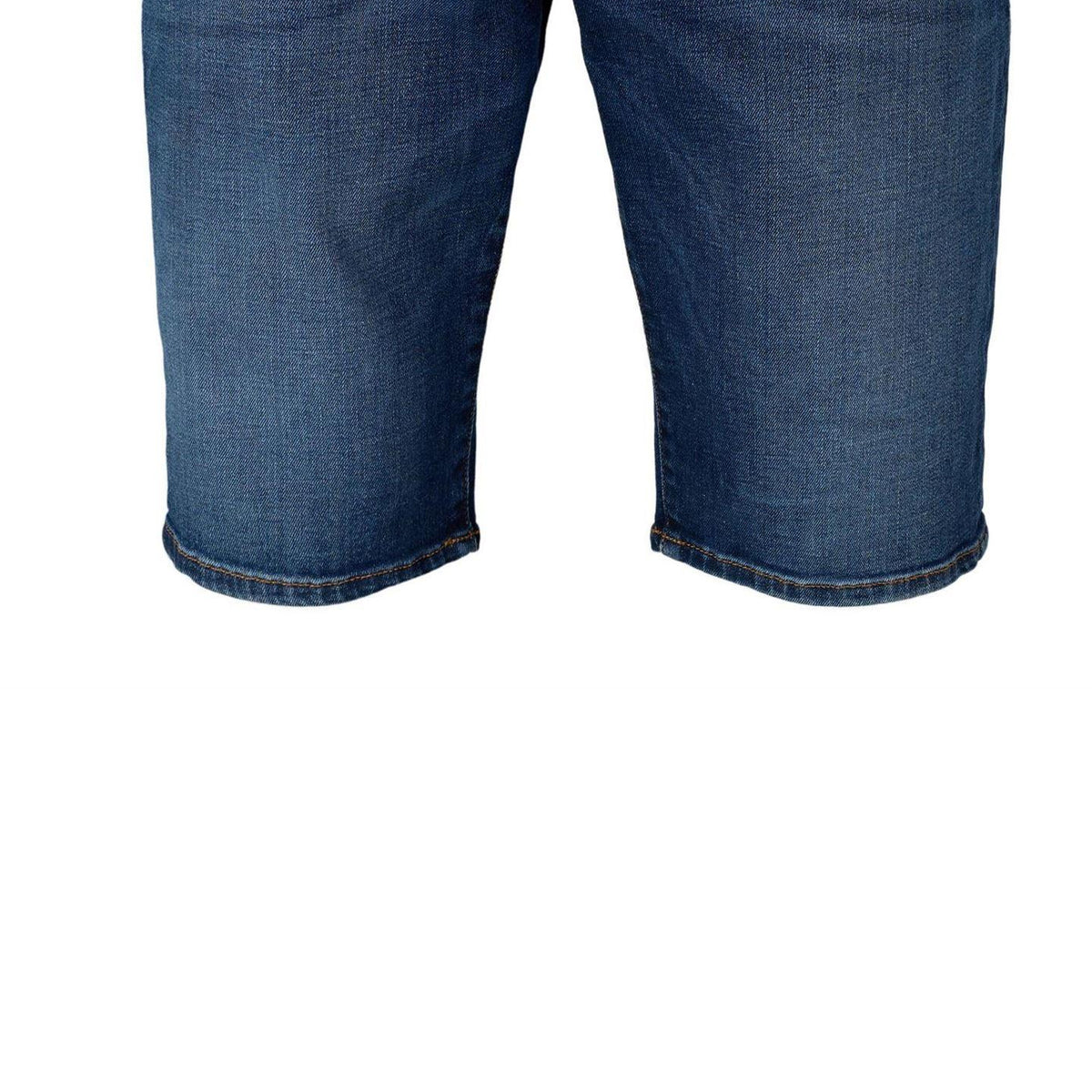 Blue Denim - Side - Diesel Mens Denim Slim Shorts
