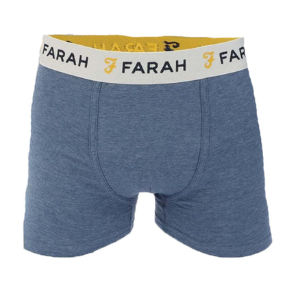 Multicoloured - Back - Farah Mens Orden Boxer Shorts (Pack of 5)