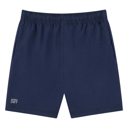 Marine Blue - Back - Lacoste Childrens-Kids Ultra Dry Woven Shorts