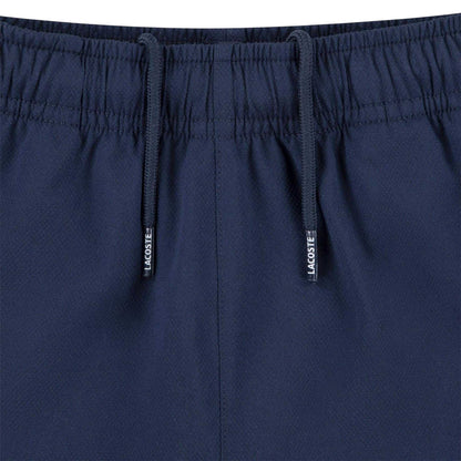 Marine Blue - Side - Lacoste Childrens-Kids Ultra Dry Woven Shorts