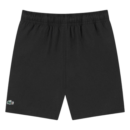Black - Front - Lacoste Childrens-Kids Ultra Dry Woven Shorts