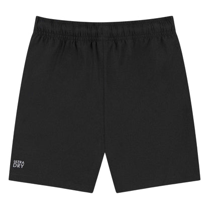 Black - Back - Lacoste Childrens-Kids Ultra Dry Woven Shorts