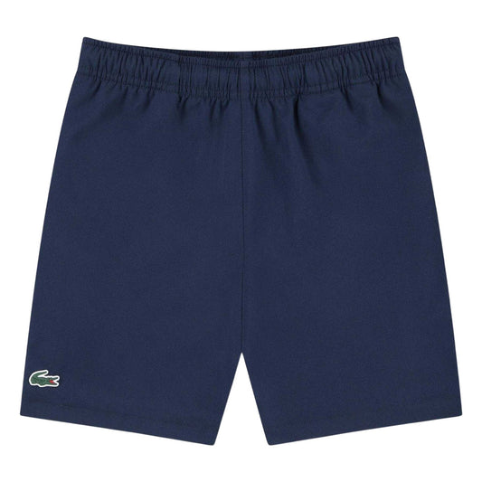 Marine Blue - Front - Lacoste Childrens-Kids Ultra Dry Woven Shorts
