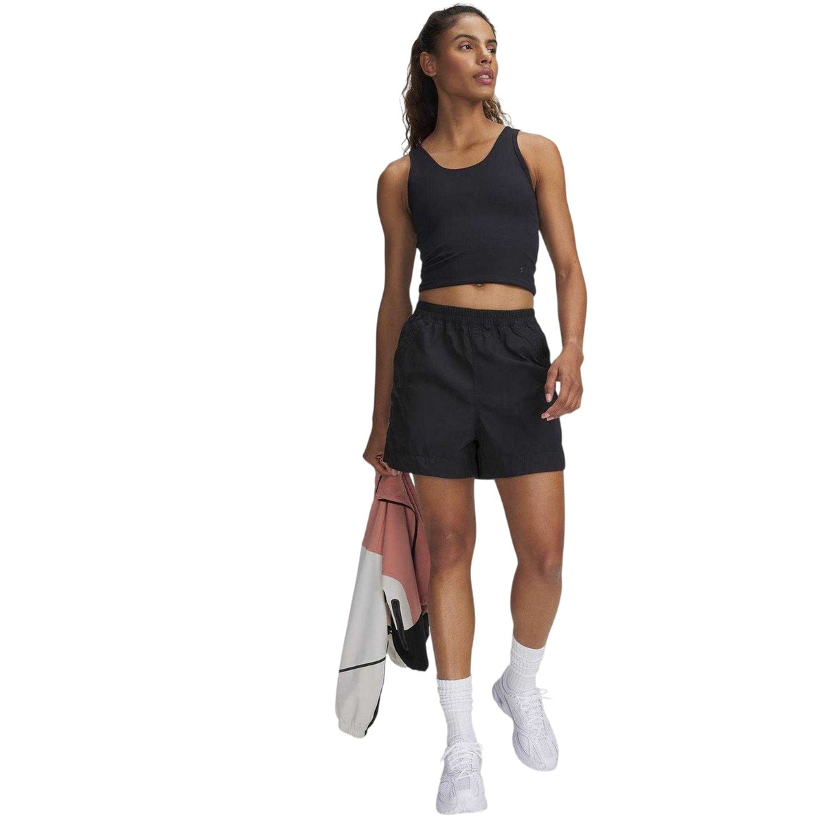 Black - Lifestyle - Under Armour Womens-Ladies Unstoppable Utility Casual Shorts