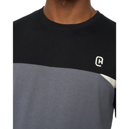 Slate - Side - Crosshatch Mens Castlebay Short-Sleeved T-Shirt