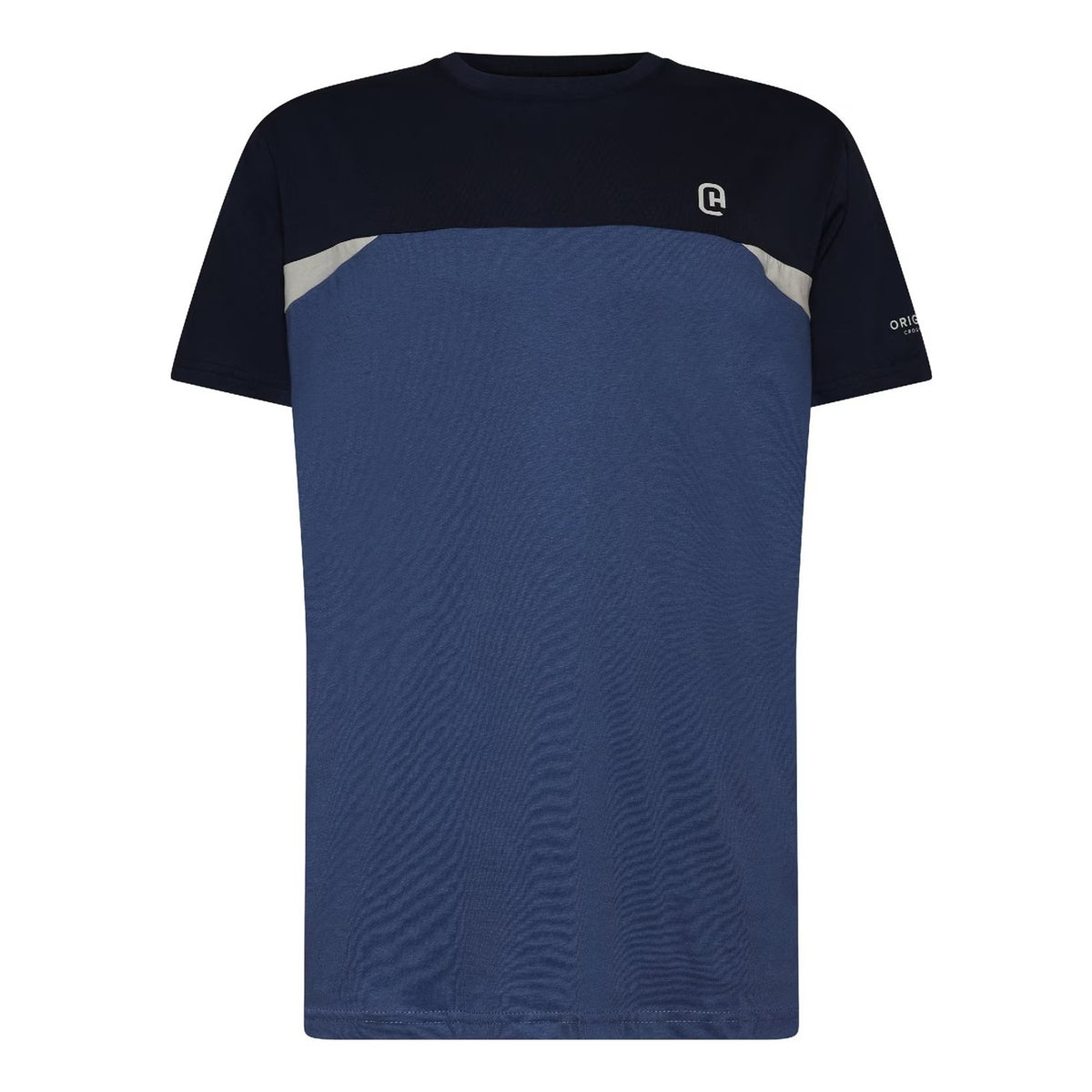 Blue - Front - Crosshatch Mens Castlebay Short-Sleeved T-Shirt