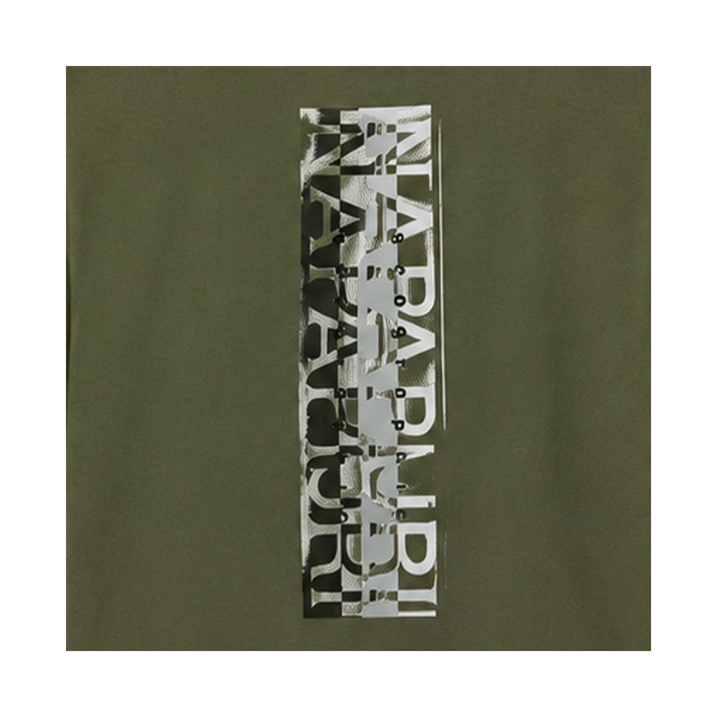 White - Lifestyle - Napapijri Childrens-Kids Back Print Regular Short-Sleeved T-Shirt